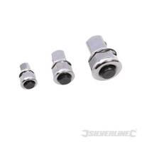 3 Piece Silverline Ratchet Spanner Adaptor