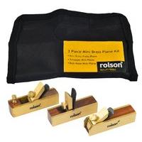 3 piece mini brass plane kit