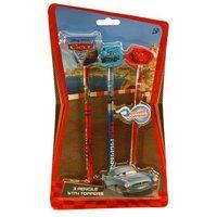 3 pencils with toppers cars sambro