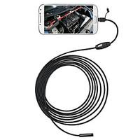 3 in 1 6 LEDs 5.5mm 2M Android Endoscope OTG Micro USB Inspection Camera IP66