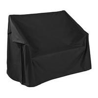 3 seater bench cover black polyester