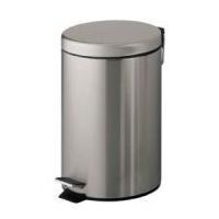 3 litre pedal bin with brushed finish