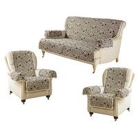 3 Seater Tapestry Sofa Cover and Armchair Covers Set - SAVE £10