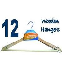 3 Wooden Coat Hangers