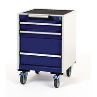 3 drawer mobile cabinet h x w x d 780 x 525 x 525