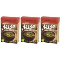 (3 PACK) - Clearspring - Instant Miso Soup Paste + Veg | 4g | 3 PACK BUNDLE