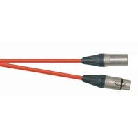 3 Pin Xlr Line Socket to 3 Pin Xlr Line Plug, Red