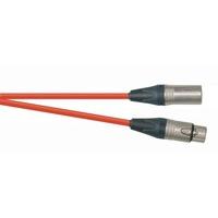 3 pin xlr line socket to 3 pin xlr line plug red