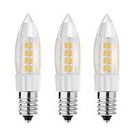 3 pcs-5W E14 G9 G4 LED Bi-pin Lights T 44 SMD 3528 500 lm Warm White Cool White Decorative AC 220-240 V
