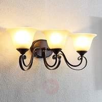 3-bulb downwardly-facing wall light Svera