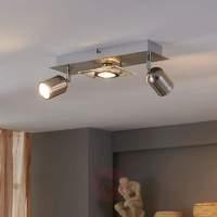 3-Bulb GU10 LED ceiling lamp Fjolla