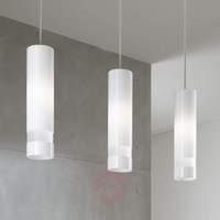 3-bulb, white hanging light Otello