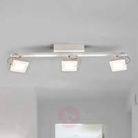 3-light LED ceiling spotlight Kena, dimmable