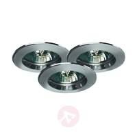 3-set ceiling spotlight Premium Line IP44, ch