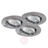 3 piece set ceiling installed spotlight gu4 flex