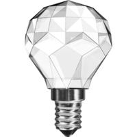 3 Watt SES(E14) Clear Golfball LED Crystal Faceted Lamp