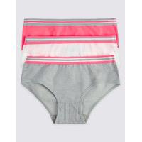 3 Pack Seamfree Bikini Knickers (6-16 Years)