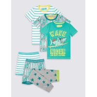 3 pack cotton rich pyjamas 9 months 8 years
