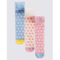 3 Pack of Cotton Rich Tights with StaySoft (0-24 Months)