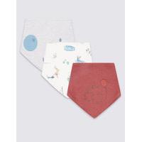 3 Pack Pure Cotton Bibs