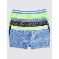 3 Pack Seamfree Assorted Shorts (6-16 Years)