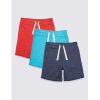 3 pack cotton rich shorts 3 months 5 years