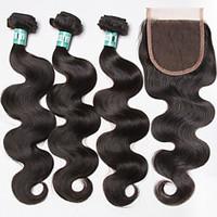 3 pieces body wave human hair weaves brazilian texture 350 12 28 human ...