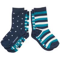 3 Pack Kids Socks - Blue quality kids boys girls