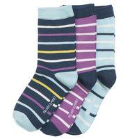 3 Pack Kids Socks - Purple quality kids boys girls
