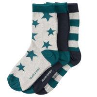 3 Pack Kids Socks - Green quality kids boys girls