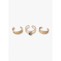 3 PK TOE RING - HEART