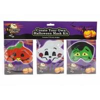 3 Piece Diy Halloween Funny Face Mask Set