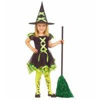 3-4 Years Neon Girls Witch Costume