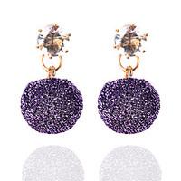 3 Colors Hot Summer Bohemia Fashion Elegant Rhinestone Ball Drop Earrings For Women Fine Jewelry Accessories Gift