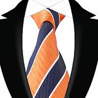 3 kinds Wedding Men\'s Tie Necktie Pink Orange Blue