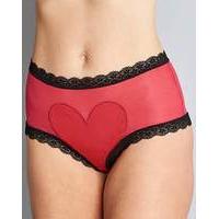 3 Pack Heart Front Midi Shorts