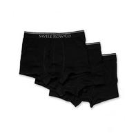 3-Pack Black Jersey Trunks S - Savile Row