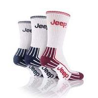 3 pair jeep mens sports socks