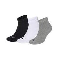 3 pair puma training quarter socks