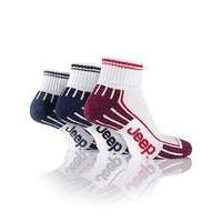 3 Pair Jeep Mens Ankle Socks