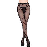 3 pairs of socks Women Cotton/Polyester Ultra Sexy Net socks