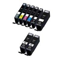 3 x Canon PGI-550PGBKXL Black and 1 x Colour Set CLI-551BK/C/M/Y/GYXL Compatible Cartridges