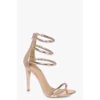 3 band heels rose gold