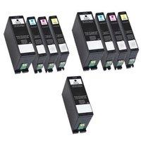 3 x Black Dell 592-11812 (Series 33) and 2 x Colour Set Dell 592-11813/5 (Series 33) (Remanufactured Ink)