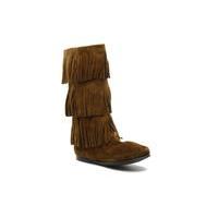 3 layer fringe boot