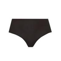 3 Pack Black Rib Full Brief Knickers, Black