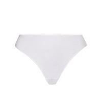 3 pack high leg rib knickers white