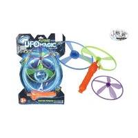 3 Pcs Flying Ufo Saucers With Launcer Galaxy Wars