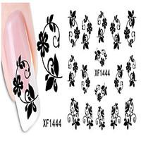 3 Sheet Nail Art Sticker Water Transfer Decals Makeup Cosmetic Nail Art Design