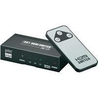 3 ports HDMI switch Goobay AVS 43-3 2011 + remote control, 3D playback mode 1920 x 1080 Full HD